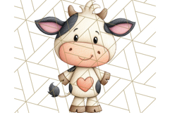 Baby Farm Animal Clipart, Cute Farm Animals Png Product Image 5