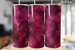 Burgundy Alcohol Ink Tumbler Wrap - High Quality 300 Dpi Product Image 1
