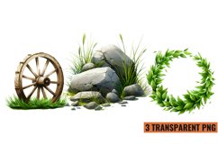 Watercolor Grass Clipart , PNG Product Image 1