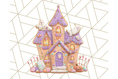 Haunted Sweet Shoppe PNG Clipart, Pastel Halloween Bakery Product Image 5