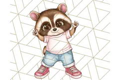 Sock Hop Animal Dance Party PNG Clipart, Cute Retro 1950s Product Image 5