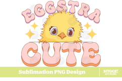 Easter Bunny Sublimation DTF Chick Farm Hip Hop Spring Joy Product Image 1