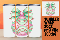 EYE-CATCHING 20oz Tumbler Template , Easter Egg Product Image 1