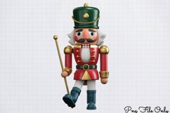 Cute Nutcracker Watercolor Clipart PNG Product Image 1