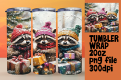 FRESH 20oz Tumbler Wrap for Personalization , Cute Xmas Product Image 1