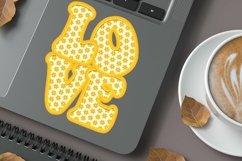 Easter Sublimation Alphabet Clipart Printable Lettering Set Product Image 7