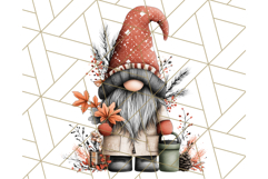 Thanksgiving Gnome Clipart PNG Cute Fall Gnomes, Gnome Png Product Image 5