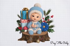Woodland Christmas Animals Cliparts PNG Product Image 1