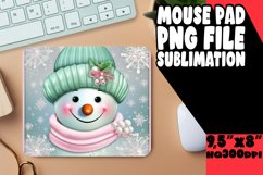 Holiday Cheer Snowman Design for Mouse Pads Product Image 1