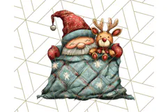 Christmas Gnome Clipart, Holiday Gnomes PNG Illustrations Product Image 5