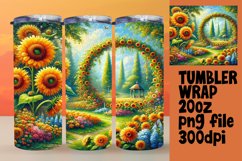 20oz Tumbler Wrap for DIY , Flower Product Image 1