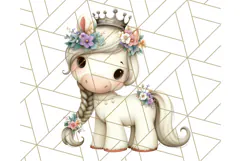 Princess Animal PNG Clipart with Crowns & Royal Accessories Product Image 5