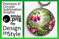 Vibrant Circle Design Car Coaster PNG , Flower Product Image 1