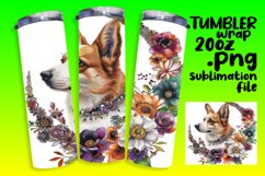 Pawsitively Artistic: Sublimation Dog Lover&#039;s Tumbler 20oz Product Image 1