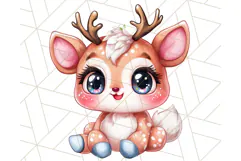 Arctic Animals Kawaii Clipart PNG, Cute Polar Creatures Art Product Image 5