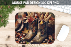 Boots Mouse pad Sublimation - Thanksgiving PNG Design Product Image 1