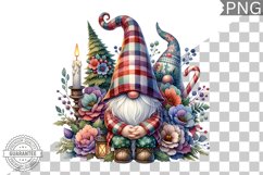 Christmas Gnome Sublimation - Clipart PNG Design Product Image 1