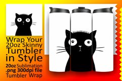 Cat Lover&#039;s Dream: Sublimation Tumbler Magic Product Image 1