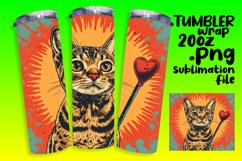 Chic Cat Collection: Sublimation Tumblers for Cat Lovers Product Image 1