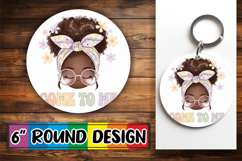 Radiant Round Designs for Gifts, Praying Woman Product Image 1