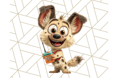 Cute Safari Animal Clipart with Jungle Accessories Png Product Image 5