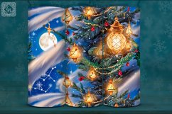 4 Christmas Seamless Tumbler Wrap 20 oz Product Image 5