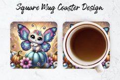 Halloween Mug coaster | Coaster | Sublimation Design Product Image 1