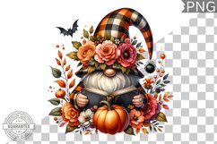 Halloween Gnome Sublimation - Clipart PNG Design Product Image 1