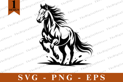 Horse SVG, Horse vector, Horse Silhouette, Cut files Product Image 1