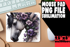 BRIGHT MOUSE PAD INSPIRATIONAL DESIGN, Horse Product Image 1