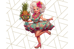 Wild Grandma Clipart PNGs, Funny Quirky Old Ladies Product Image 5
