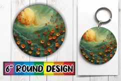 Charming Floral Car Coaster Artwork Product Image 1