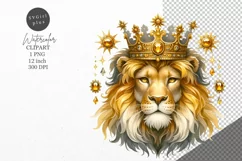 Lion clipart, Safari clipart, King clipart Product Image 1