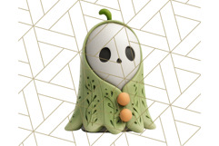 Cute Halloween Ghost Clipart Costume PNG, Halloween Png Product Image 5