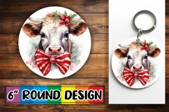 Cow Lover&#039;s Keychain Design Product Image 1