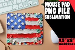 Patriotic Emblem 3D Mouse Mat Product Image 1
