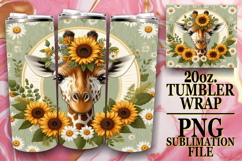 PRESENT OF HAPPINESS 20oz TUMBLER WRAP, Giraffe Product Image 1