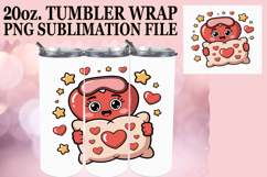 Joyful Moments 20oz tumbler wrap, Valenines Heart Product Image 1