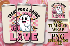 WHIMSICAL ESCAPES 20oz TUMBLER WRAP, Ghost Cancer Product Image 1