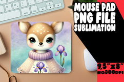 BLISSFUL DESK PAD ARTISTIC PNG, Cute Animals Product Image 1