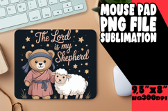 Vibrant Mouse Pad Sublimation Design, Religious Product Image 1