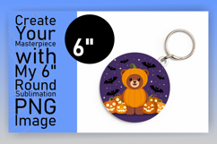 Stylish Circle PNG for Coaster Design , Cute Bear Product Image 1