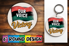 Unique Round Design Car Coasters PNG, Juneteenth Product Image 1