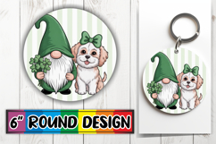 Joyful Sublimation Circle Designs, St Patricks Product Image 1