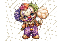 Spooky Carnival Characters Clipart PNG, Halloween Clipart Product Image 5