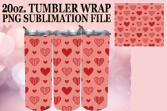 PRESENT OF SERENITY 20oz TUMBLER WRAP, Valentine's Pattern Product Image 1