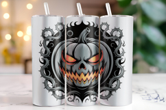 Halloween Pumpkin Tumbler Wrap | Sublimation | Tumblers Product Image 1