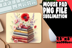 Luminous Desk Pad Designs Sublimation, Books Product Image 1