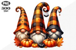 Halloween Gnomes Sublimation - Clipart PNG Design Product Image 1