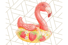 Strawberry Red Lemon Yellow Summer Clipart PNG, Summer Icons Product Image 5